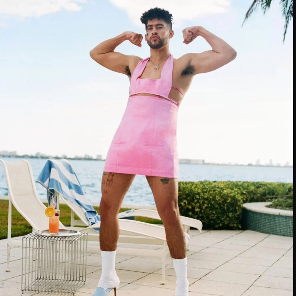Jacquemus Le Splash Limao Pink Cutout Twill Halterneck Mini Dress FR 36 / US 4 - Picture 7 of 12